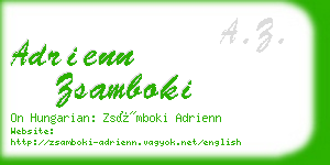 adrienn zsamboki business card